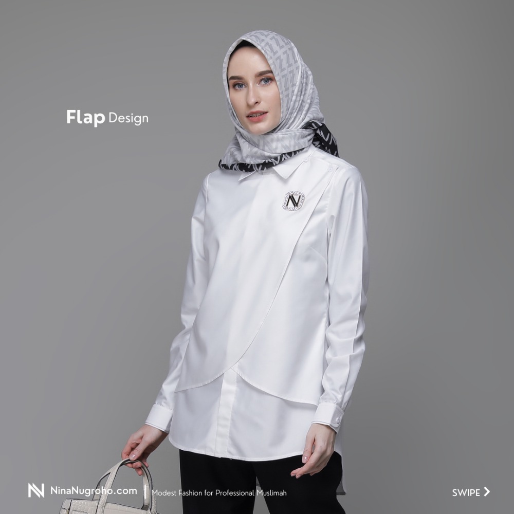 Hijab, Kemeja, Celana, dan Brooch Dijual Terpisah