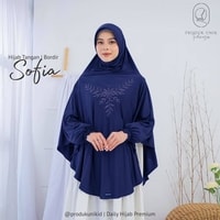 Sofia Hijab Lengan Bordir