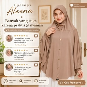 Hijab Tangan Aleena