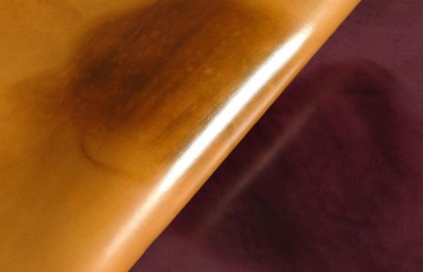 Brush off leather