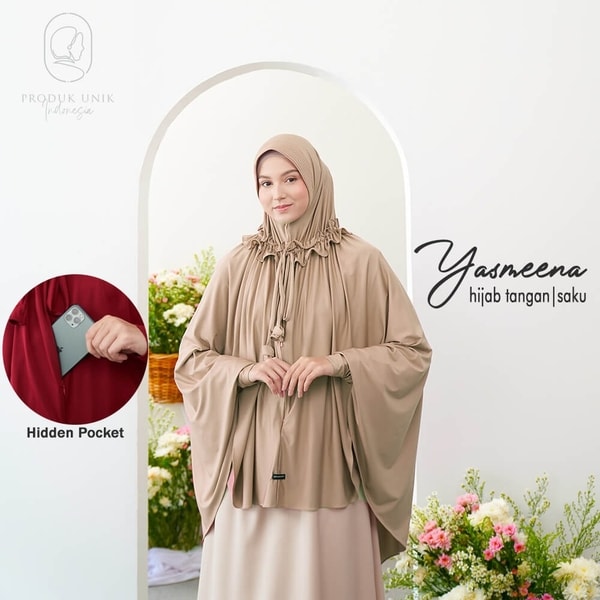 Hijab Tangan Kantong Yasmeena