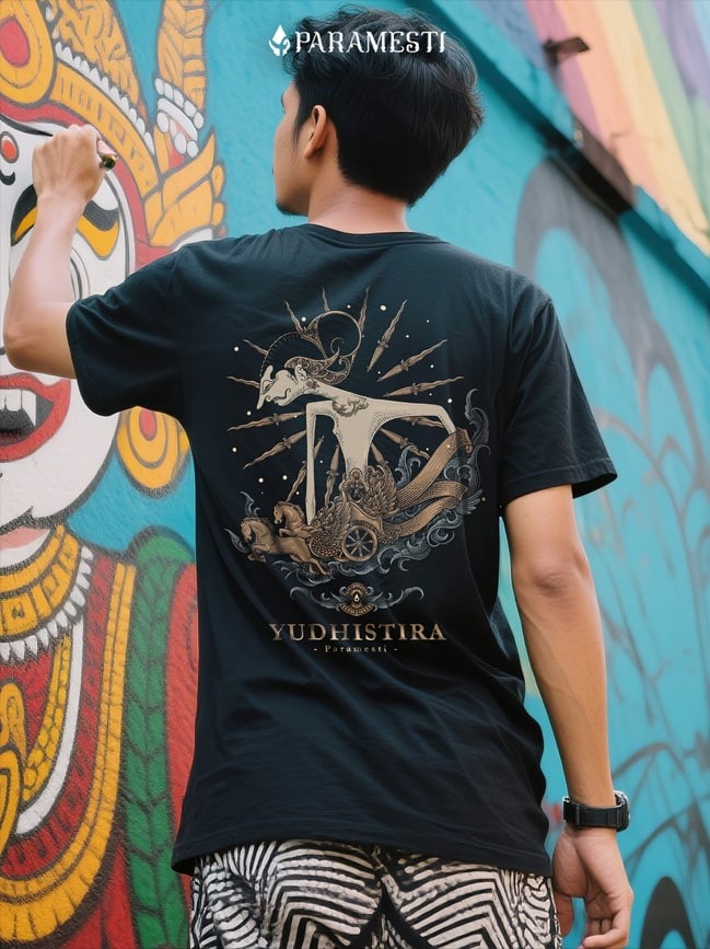 Kaos wayang jawa yudhistira paramesti