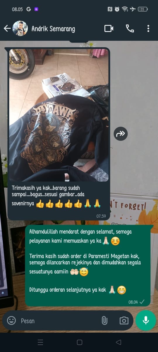 Kaos jawa wayang paramesti