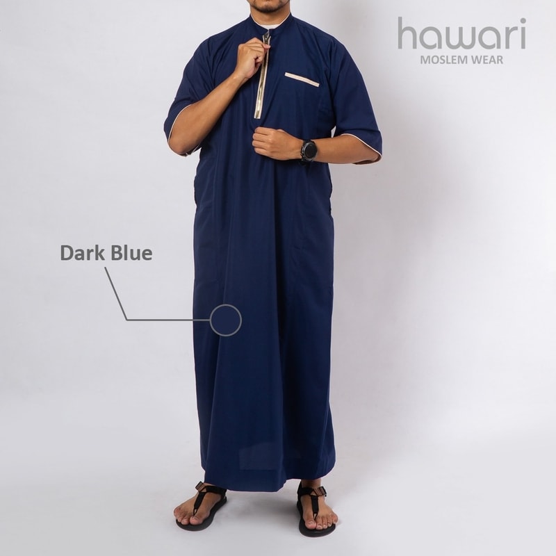 Jubah Abu Bakar Dark Blue