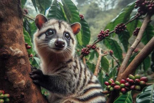 Kamu bakal diajak melihat proses pembuatan kopi luwak, yaitu salah satu jenis kopi yang kenikmatannya diakui masyarakat pecinta kopi di seluruh dunia. Biji kopi pilihan akan diberikan pada luwak (binatang mamalia yang sepintas mirip kucing) untuk dimakan dan kotoran yang dihasilkan.